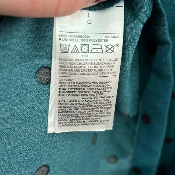 Old Navy Polka Dot Dress Size L - Picture 6 of 6